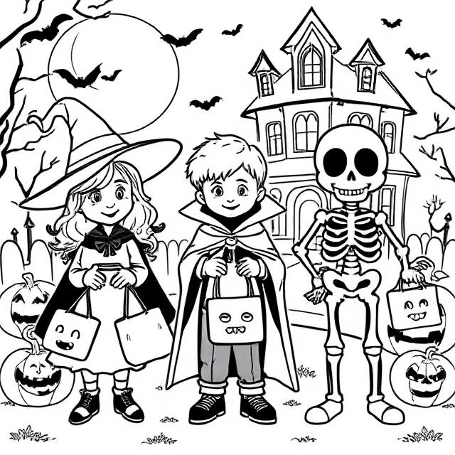 halloween coloring pages