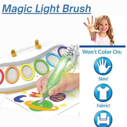 A magical painting set by Crayola that offers a clean and fun painting experience, for children.