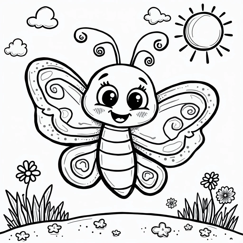 butterfly coloring pages