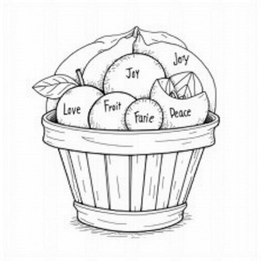 fruit of the spirit coloring page